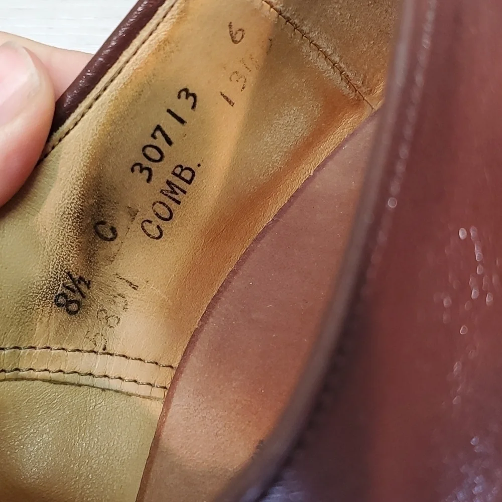 Allen edmonds Austin 30713 Mens Dress Oxford Slip on shoes sz 8.5C